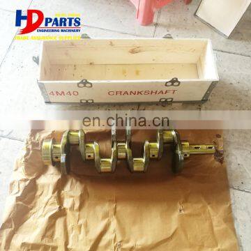 Diesel Engine Spare Parts Crankshaft For Mistubishi 4M40