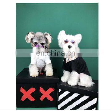 Суммерный тонкий футболка для собак, поло-рубашка для питомцев, одежда для питомцев Корги, Тедди, Шнауцера, Померанца photo-3