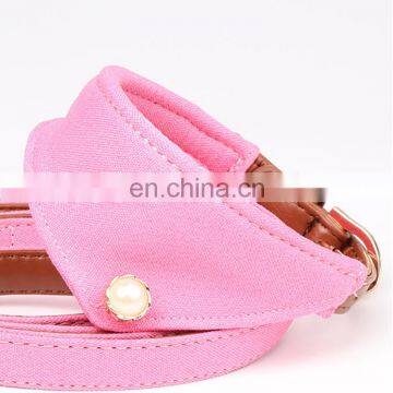 Hot Sale Pet Collar Dog Triangle with Pearl Decoration