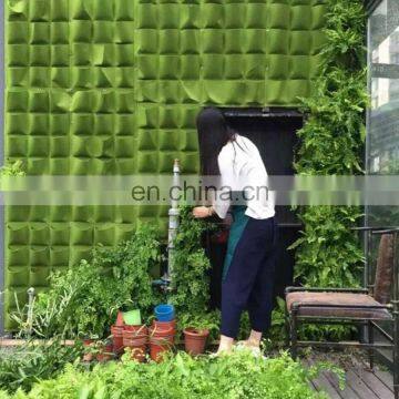 wall planting bags Felt Garden Grow Bags wall plant artificial