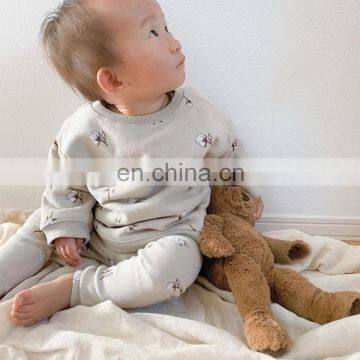 Autumn and Winter Cartoon Round Neck Sweater Ins Popular European and American Autumn and Winter New Baby Nordic Style Hoodie photo-4