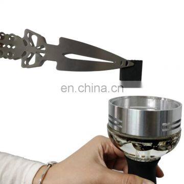 Stainless Steel Hookah Carbon Clip Hookah Accessories Stainless Steel Clip Tweezers photo-4