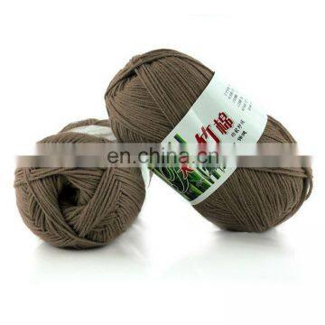 China Hot Sale Dyed Pattern Bamboo Cotton Blended Yarn Bamboo Cotton Thread Bamboo Yarn photo-4