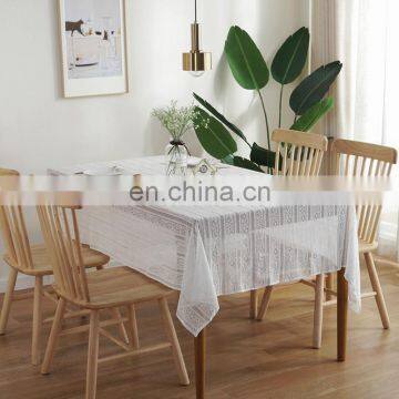 Classic White Wedding Lace Tablecloth Lace Tablecloth photo-3