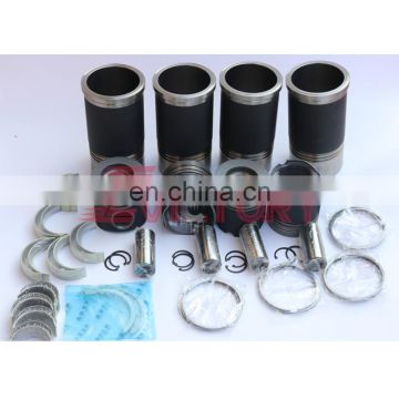 For Liebherr R912 Excavator D924 D924-DI  piston + ring cylinder liner full gasket kit crankshaft & con rod bearing