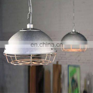 Hot Selling Antique Industrial Wrought Iron Balcony Wind Pot Cover Pendant Lamp photo-5