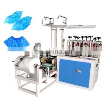 Home Office Elasticated Cuff Blue Plastic Disposable Overshoe making machine