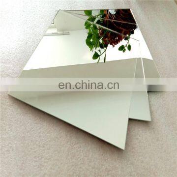 5mm half silver mirror glass with bevel edge