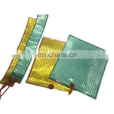 electric heating element for warmer Flexible PE Film Thin Heater with lead wire 200mm/500mm