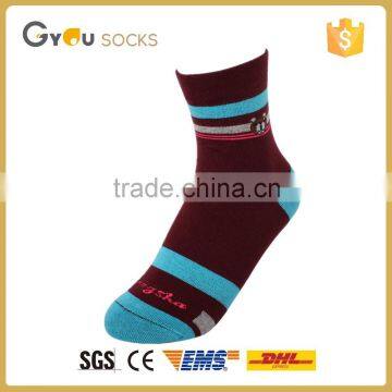 100% cotton children socks with sole pattern