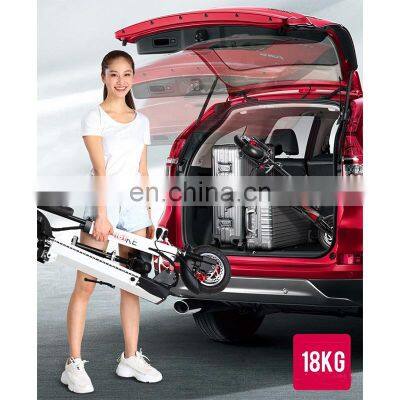 2020 NEW China Adult Cheap Front Brake Foldable 36V13AH Two Wide Wheel Electric Mobility Scooter photo-3