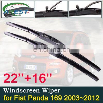 for Fiat Panda 169 2003~2012 2004 2005 2006 2007 2008 2009 2010 2011 Front Windshield Wipers Car Wiper Blade Car Accessories