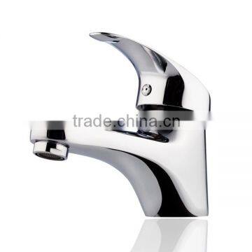 Deck Mount Zinc Alloy Handle Brass Basin Sink Faucet KL-3261