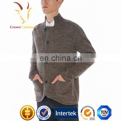 Boutique 100% Cashmere Cardigan Sweater Mongolia for Man photo-3