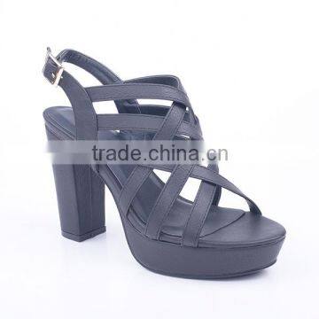 New Design Shoes High Heel Women Buckle Strap Ankle Sandals Popularity 2016 photo-2