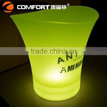 Competitive PP Plastic Belvedere Wine Bucket LED Ice Bucket photo-3
