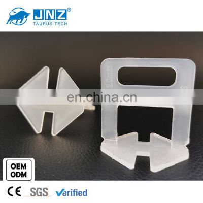 JNZ-TA-TLS-C factory prices tile leveling clips free samples tile clips 100pcs pp material tile leveling system clips