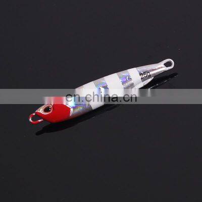 2020  5.5cm 15g  new modle pike seabass long shot luminous With silk jig hard Fishing Lure