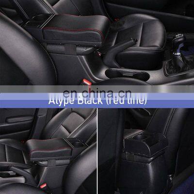 Hot Sale Car Armrest Cushion Elbow Support Cup Holder Storage Box Auto Arm Rest Pad Universal Vehicle With USB Charging Ports