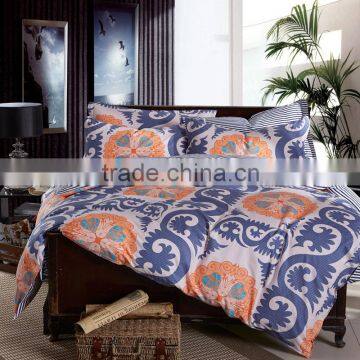 China Textile Floral Printed American Style Bedding Sets OEM Cotton Home Useful Duvet Cover photo-3