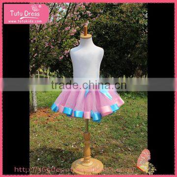 Tulle skirt, girls tulle skirt pink with blue, ballet dance costumes girls