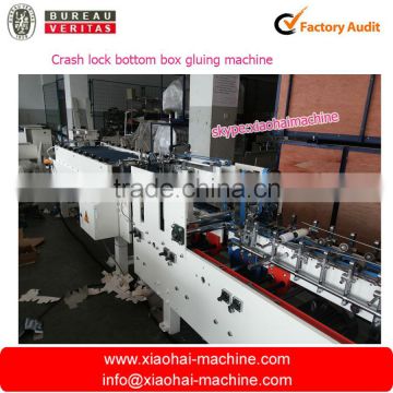 automatic folding gluing machine for crash lock bottom boxes