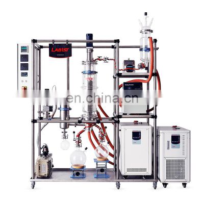 Lab1st melecular distiller system turnkey hybrid wiped film molecule distillation