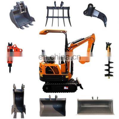 Best Selling 1 Ton Small Household Excavator Digger Mini Excavator New Price