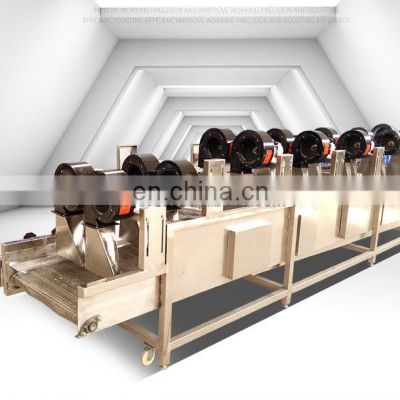 MS Turnover Type Wind-drying Conveyor For Surface Moisture Of Small Packets Of Mustard Tuber Food Cooling Conveyor