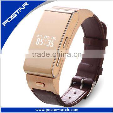 Luxury Golden Waterproof Smart Watch with Heart Rate Monitor