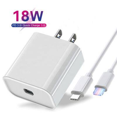 20W USB Type C Charger Adapter For IPhone 11 Pro Xs Max X Xr PD Fast Charging Power Type-C EU US Plug for Iphone Charge photo-5