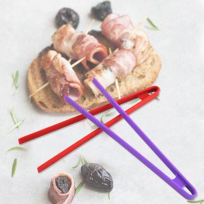 Kitchen Accessories Home and Kitchen Gadgets BBQ Tongs Silicone Bread Clips Serving Food Cooking Silicone Kitchen Tongs photo-5
