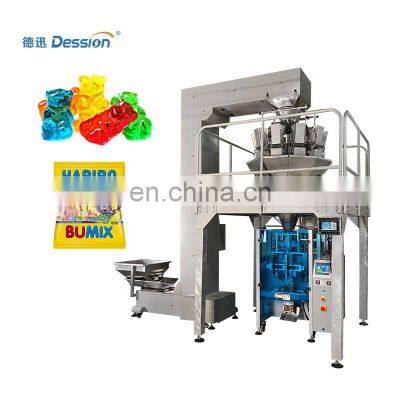 Turkish delight / gummy bear candy vertical packaging machine price