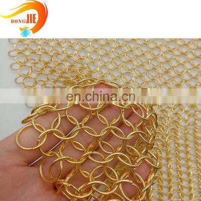 Stainless Steel Decorative Metal Chain Braid Ring Mesh