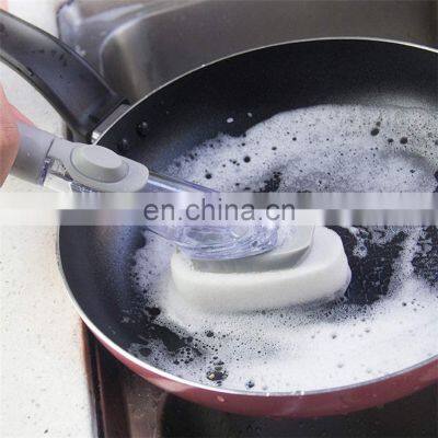 Long Handle Hydraulic Cleaning Kitchen Washing Non-stick Oil Multi-purpose Dish Washing Brush photo-3