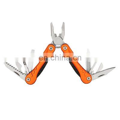 Portable multi-function tool pliers, outdoor home multi-use mini pliers with aluminum alloy handle factory direct sales