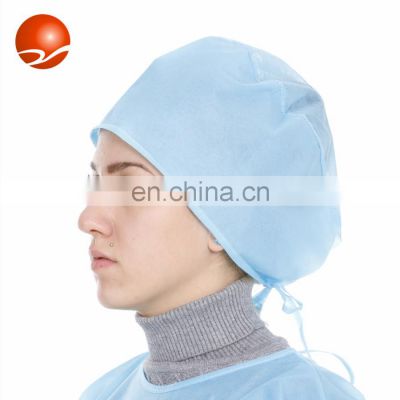 High Quality Disposable Head Cover Non-Woven cap Beautiful Price Export Factory Wholesale Hat Doctor Cap