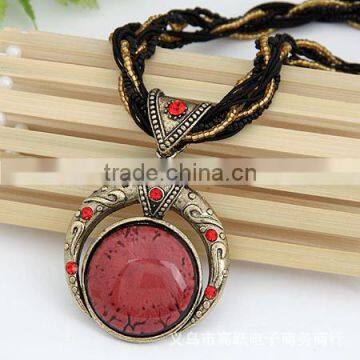 Hot Sell Gemstone Bohemia Necklaces With Sweaters