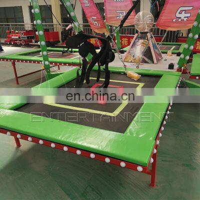 Colorful Outdoor Jumping Bungee Trampoline for Sale photo-3