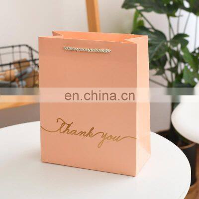 China Manufacturer Thank You Shopping Paper Bag Custom Printed Gift Paper Bag Valentine's Day Packaging Tote Paper Bag Gift photo-5