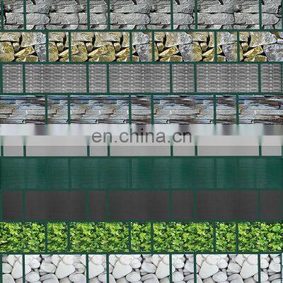 PVC Sichtschutz Streifen Doppelstabmatten Zaunfolie 19*35m Gartenzaun & Clips photo-3
