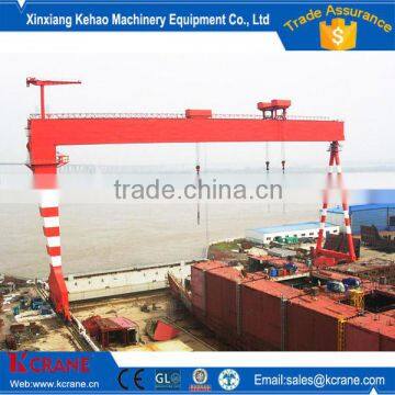 High quality double electric trolley goliath crane