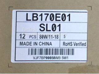 LB170E01-SL01 LG 17.0 Inches Panel Type A-Si TFT-LCD photo-3