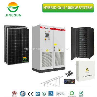 100KW Hybrid Solar System