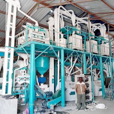 Automatic Maize Flour Mill Wheat Corn Flour Milling Machine Maize Mill