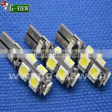 Topsale T10 auto led bulbs 194 9smd 5050 canbus auto led