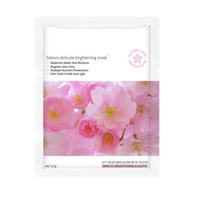 OEM Natural Sakura Delicate Brightening Face Mask