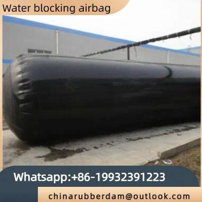 High pressure water blocking airbag water blocking test, water blocking pipeline water blocking, sewage blocking, sealing, rubber drainage pipe blocking