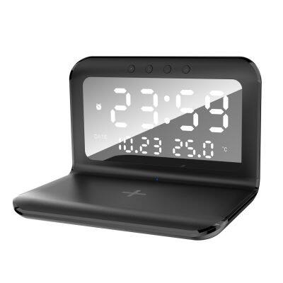 Smart Portable Phone Stand 15W Split clock desktop  wireless charge