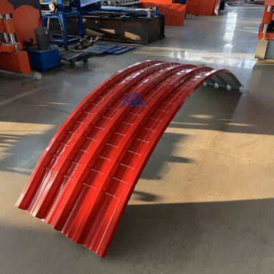 Fast Delivery Sheet Metal Roofing Curving Machine Pressing Curve Forming Machine photo-3